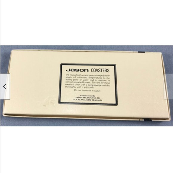 Vtg 6 New Zealand Scenes Drink Coasters Souvenir by Jason Products Auckland - Picture 8 of 8